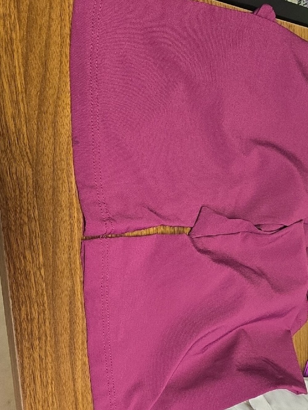 3 Pairs Of Carhartt Women's Cargo Scrub Pants - Medium Petite - Burgundy/Maroon - Picture 9 of 9